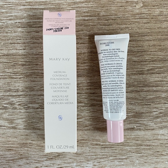 Mary Kay Medium Coverage Foundation Ivory 200 NWT - Picture 4 of 5
